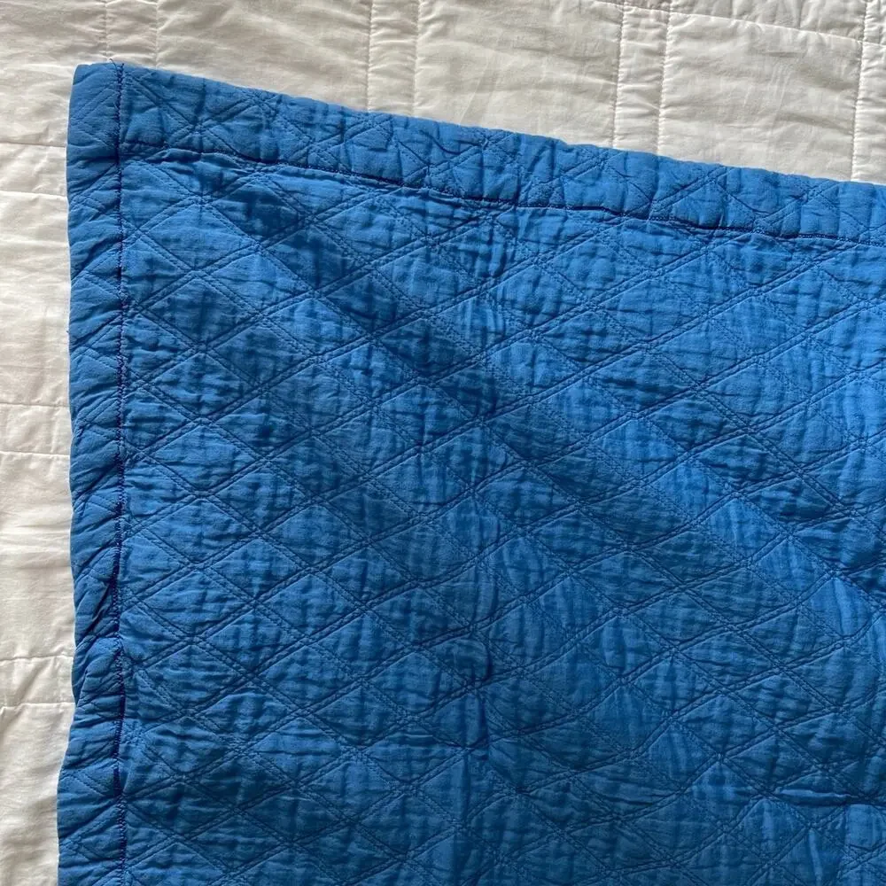 military army print blue Baby‎ quilt